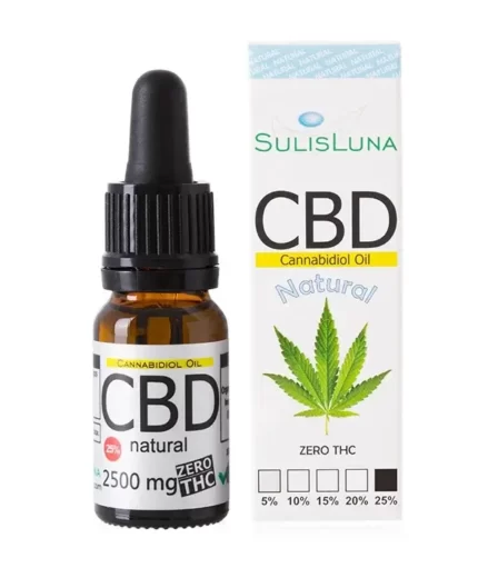 CBD oil 25% natural size 10ml
