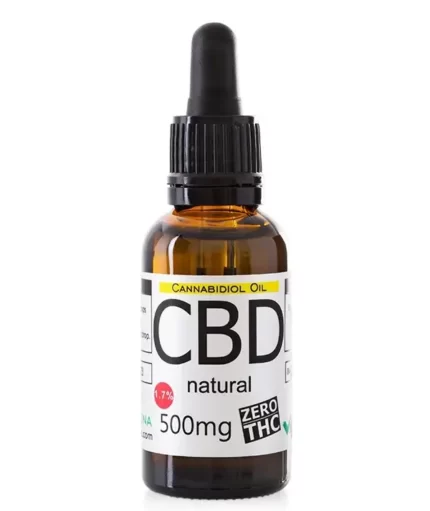 cbd oil 500mg (1.7%), natural size 30ml