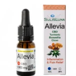 Óleo CBD para articulações Allevia 1000mg com curcuma e boswellia para conforto e mobilidade articular