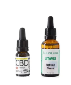 combat stress cbd pack 5% 10ml and Litavis 30 ml