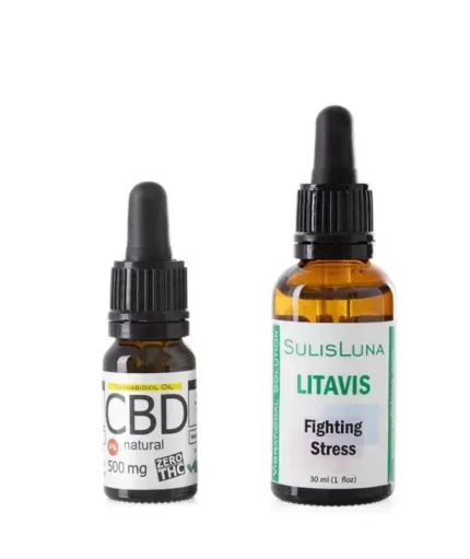 combat stress CBD pack 5% 10ml and Litavis 30 ml